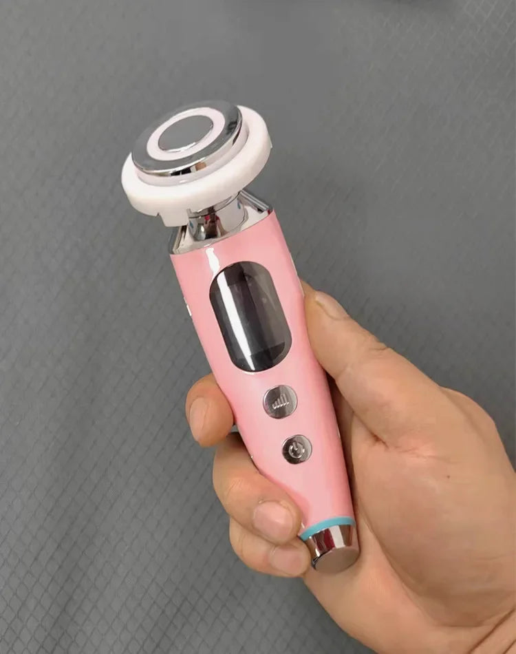 ‌Facial Massager - 4-in-1 Anti-Aging Device with Light Therapy, Wrinkle Reduction & Skin Rejuvenation for Home Use