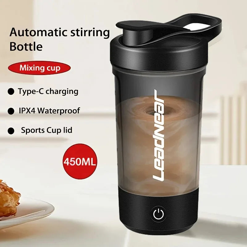Electric Shaker Cup 450ml Self-Stirring Intelligent Shaker For Protein Shake Meal Replacement Portable Sport Mixing Cup