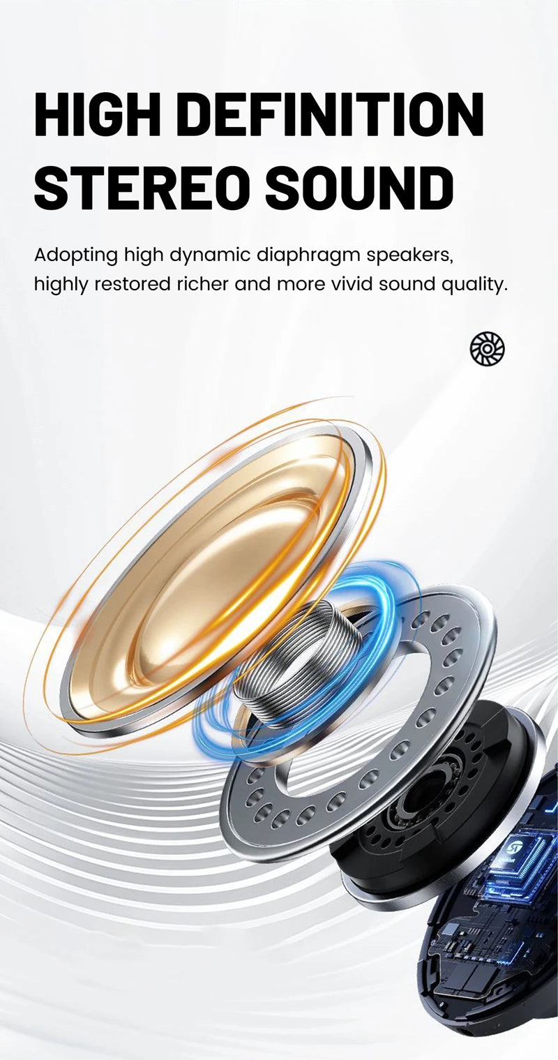 MINI Headphones Wireless Bluetooth Earphones 6.0Chip In Ear Invisible Headsets HIFI Bass Sleep Earbuds Noise Reduction Earphone