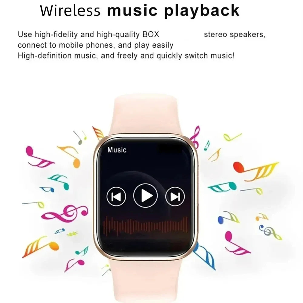 2025 Sports Smartwatch For Men Women Android IOS Phone 1.73" Screen Bluetooth Answer Call Heart Rate Fitness Tracker Watches