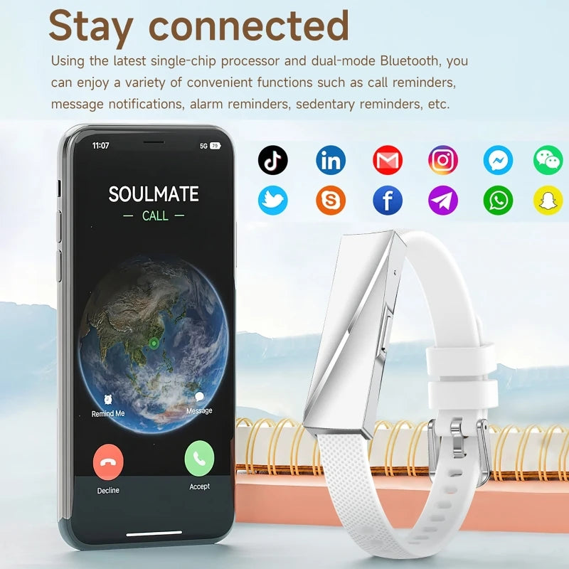 Smart Wristband Waterproof Fitness Heart Rate Blood Pressure Blood Oxygen Monitor Sports Tracker Electronic Bracelet Smart Watch
