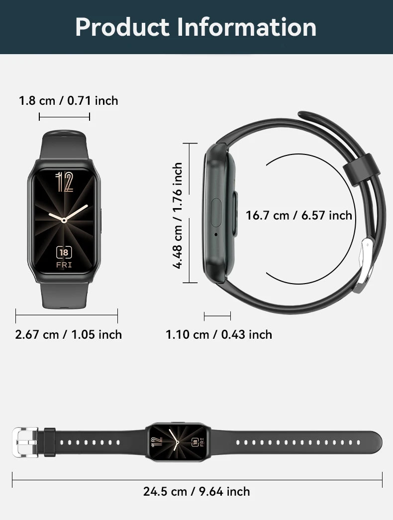 LAXASFIT New 1.45" HD Screen Smartwatch Men Women Bluetooth Call Voice Sport Fitness Tracker Smart Watch For Android IOS