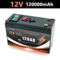 LiFePO4 12V 150Ah  Rechargeable Lithium Battery,Built-in BMS,Perfect for Ride on Toys,solar panels,Fish Finders,Small UPS