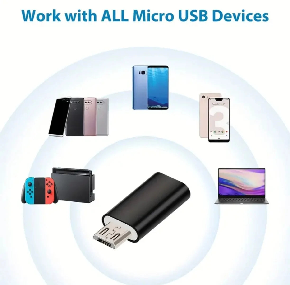 In-line Docking Station Set: USB/Type-C Dual-Port 3.0 Hub + Type-C to 3.5mm Headphone Adapter