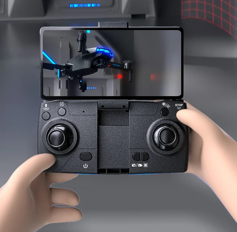 X6Pro Mini Drone 4K Professional HD Camera with Large Screen 2.4G WIFI FPV Dron Brushless Optical Flow Hover Folding Quadcopter
