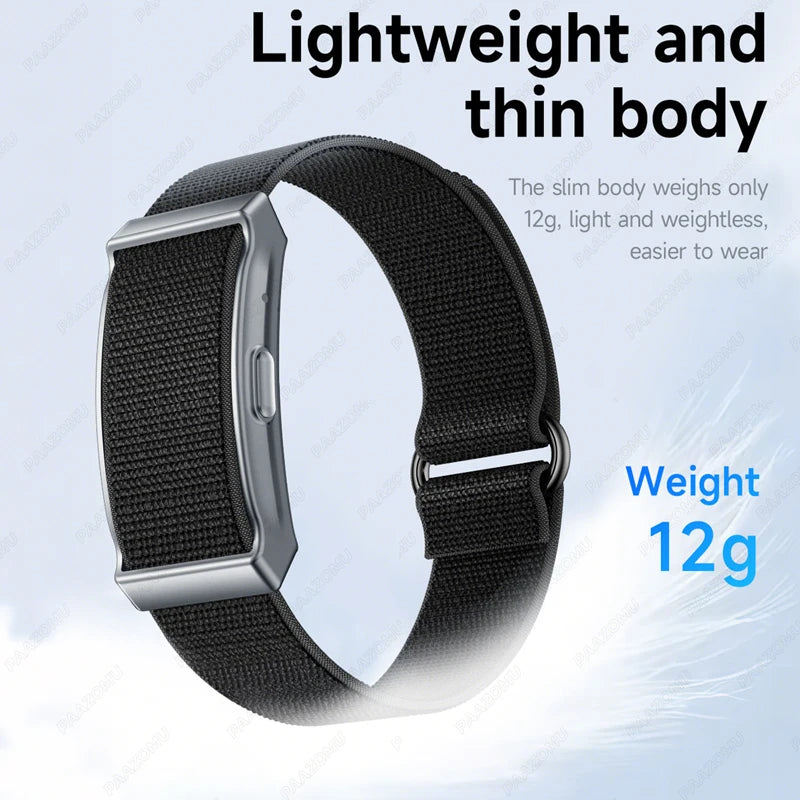 2025 New Screenless Smart Watch Men Sport Outdoors Fitness Tracker Heart Rate Monitor IP68 Waterproof Smartwatch For Andrio iOS