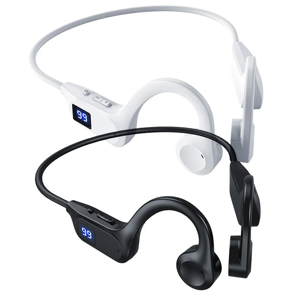 Bone Conduction Headphones-compatible Wireless Headset Waterproof Sports Headset Ear Hanging Type Bilateral Stereo Earphones