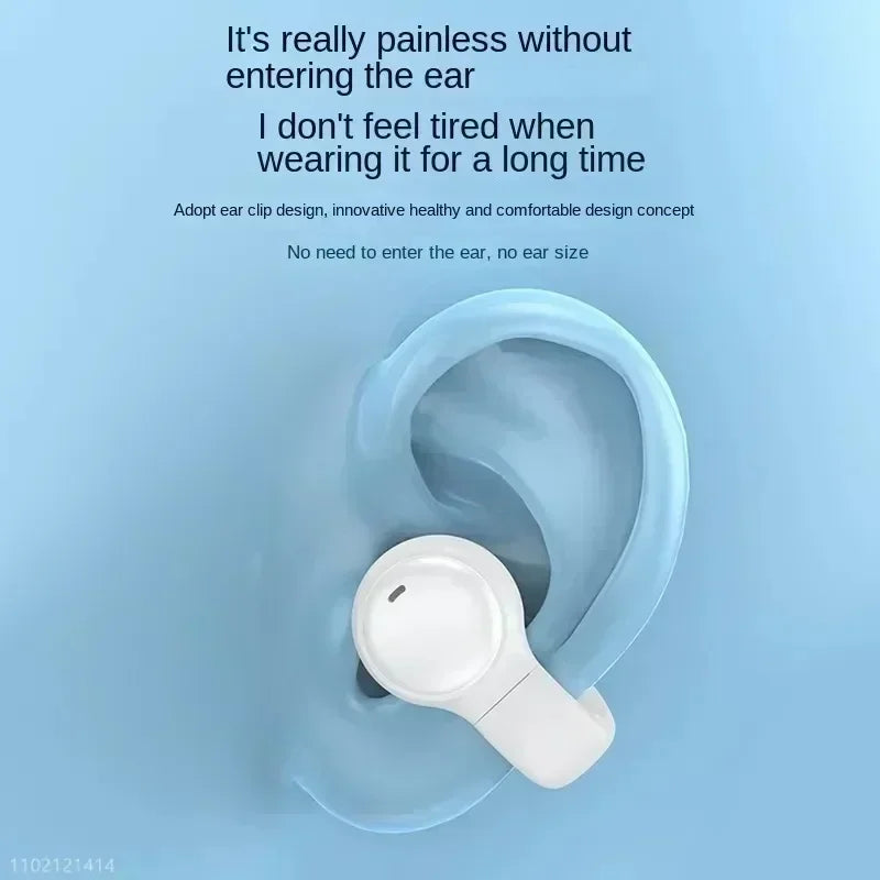 Wireless Earphone Noise Reduction Bluetooth LDE Power Display Earbuds in-Ear Headsets with Mic Touch Control for Phone