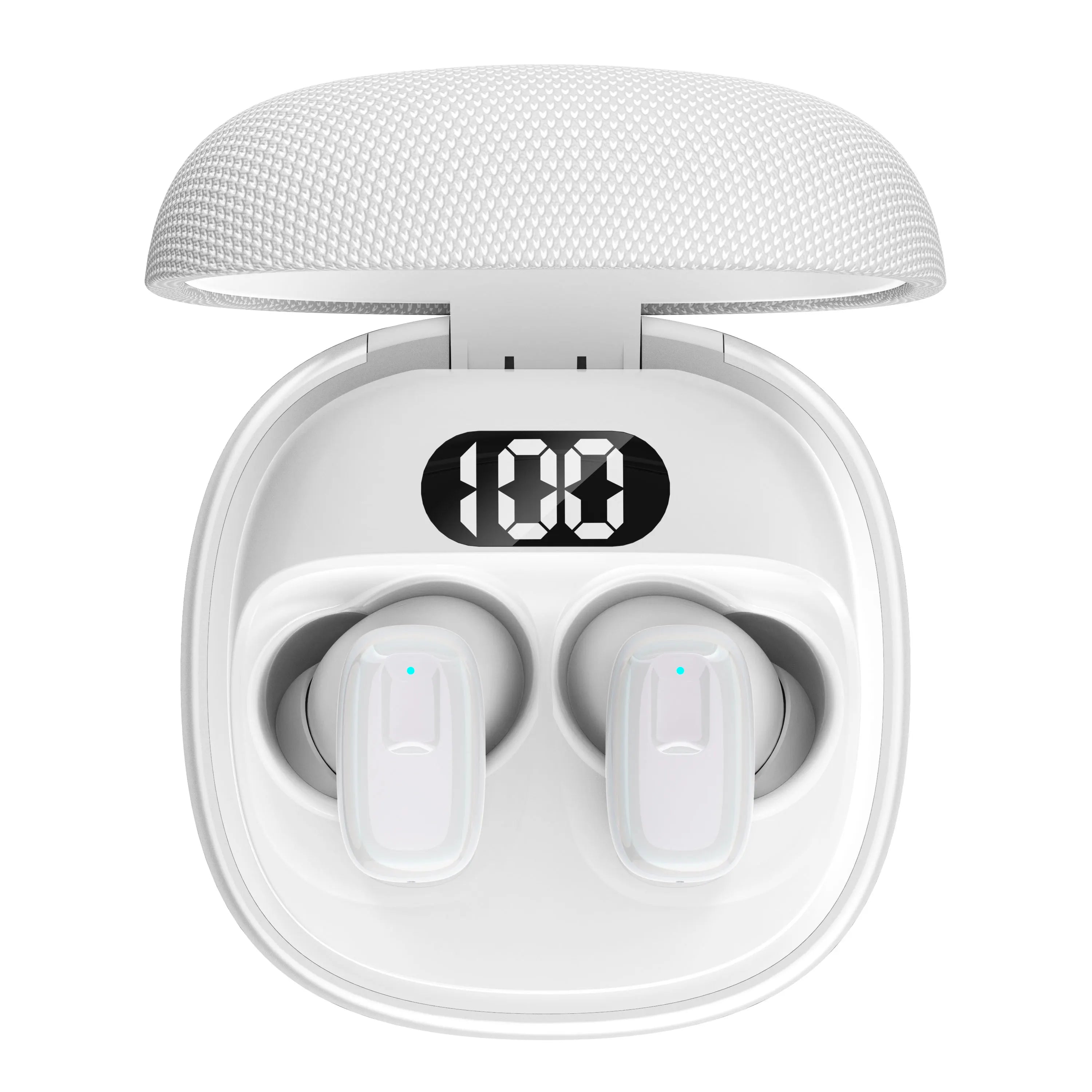 True Wireless Bluetooth Earphones with LED Power Digital Display Charging Case, HIFI Stereo Sound TWS Earbuds For iPhone Xiaomi