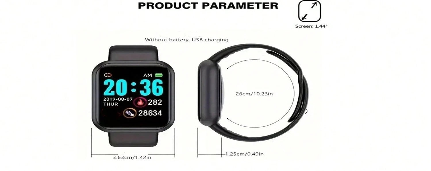 Smart Watch Women Men Music Control Bluetooth Calories Fitness Monitor Smartwatch Running Tracker Sport Bracelet For Android IOS