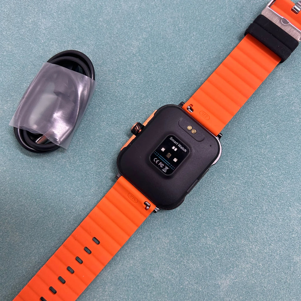 D09 Smartwatch 1.83inches IPS HD 240x285 Full Touch Screen 128MB RAM Bluetooth 5.0 IP67 Waterproof Fitness Android Watch