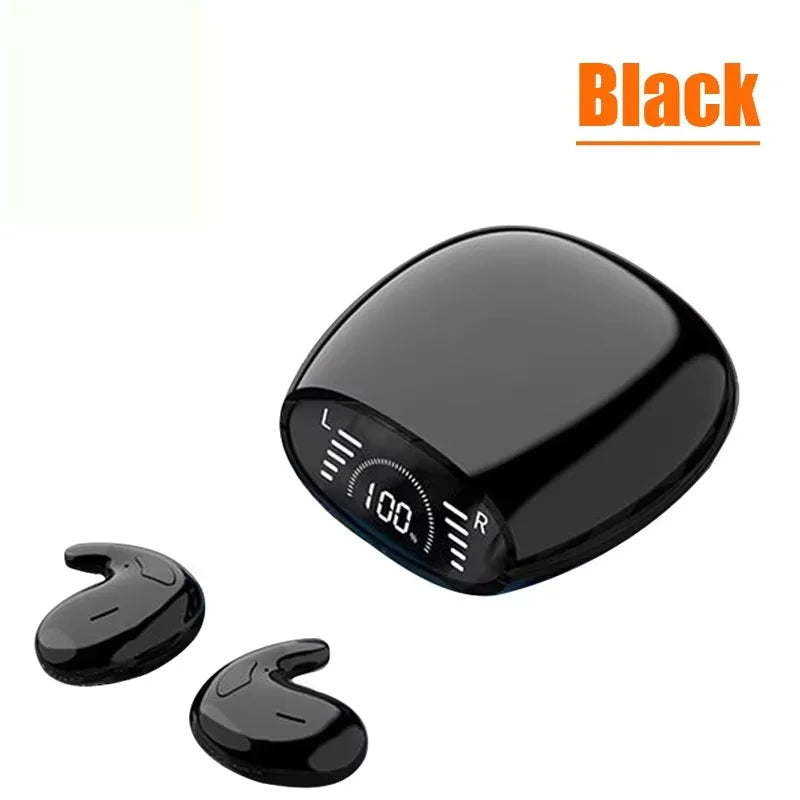 Sleep Invisible Earbuds Tiny Headphones Bluetooth 5.3 Noise Cancelling Wireless Sports Headsets Stereo Earphone With Mic 2025