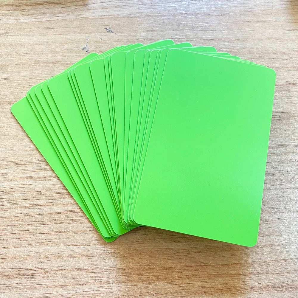 5PCS 13.56Mhz NFC215 504Bytes Blank Colorful PVC NFC Tap Card Smart Digital Social Media NFC Business Cards