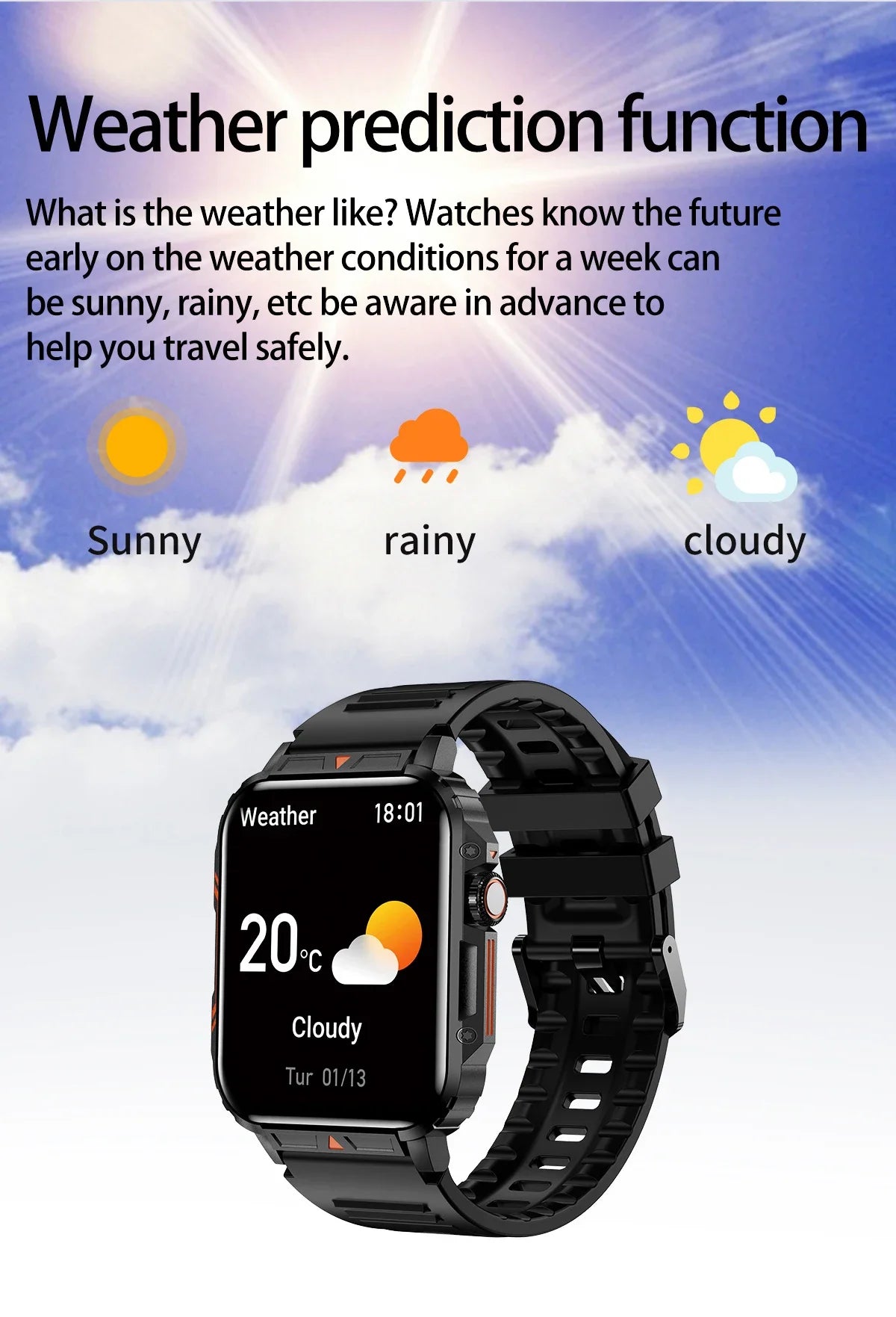 2026 Smartwatch 1.95" Inch Screen Health Monitoring Watches IP68 Waterproof  Sport Fitness Smart Watch Android IOS For Men Women