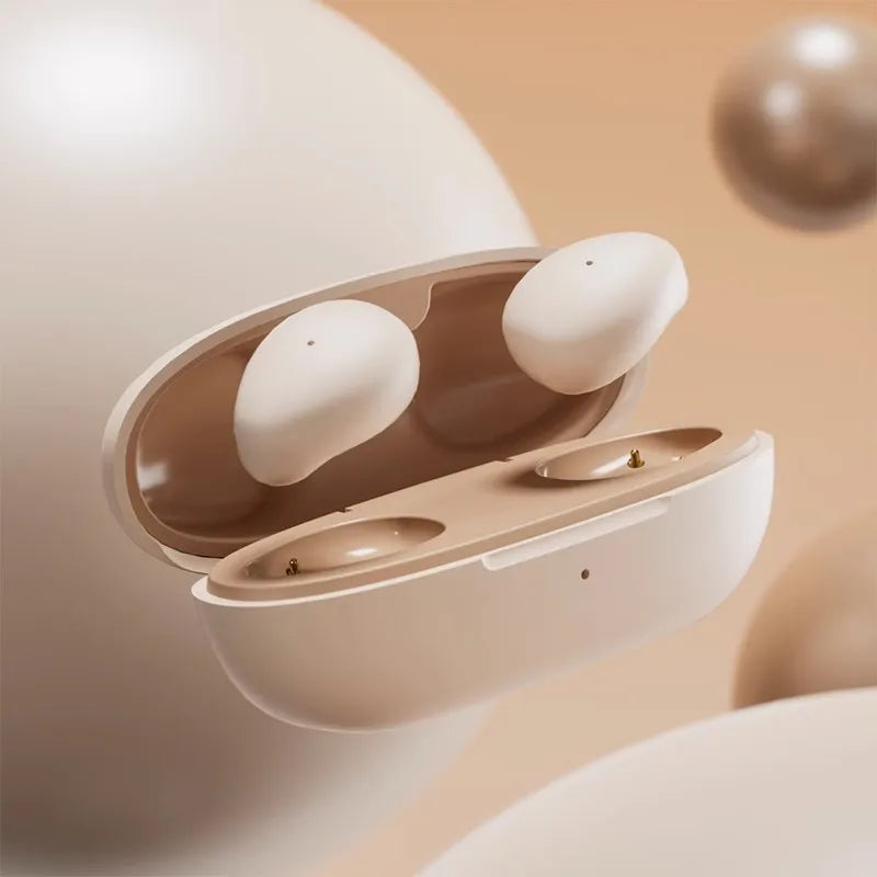 Invisible Mini Earphone Wireless Bluetooth 5.3 Noise Cancellation Painless Sleep Earphone TWS Lightweight Hifi Sports Headphone