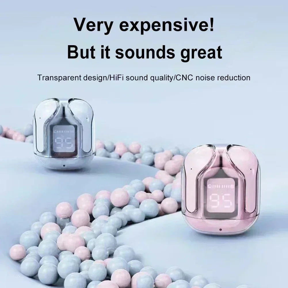 New Wireless Mini Earbuds LED Power Digital Display TWS Headset Stereo Sound Bluetooth-compatible 5.3 for smartphones