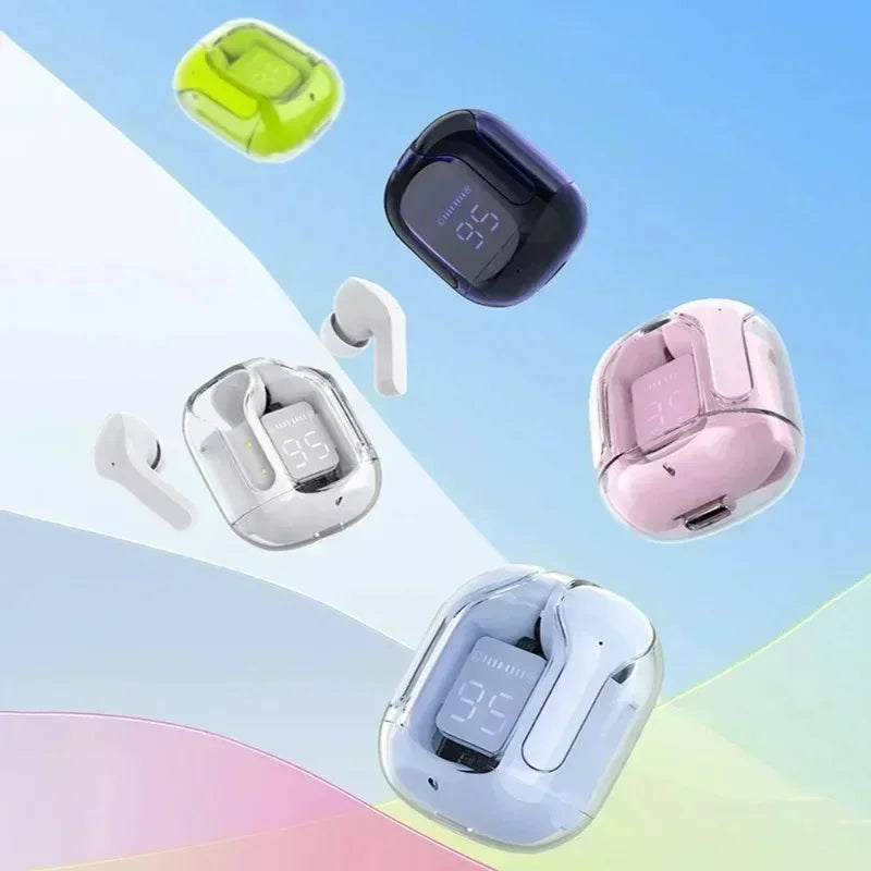 T2 Wireless Mini Earbuds LED Power Digital Display TWS Headset Stereo Sound Bluetooth-compatible 5.3 for IPone Xiaomi Oppo Vivo
