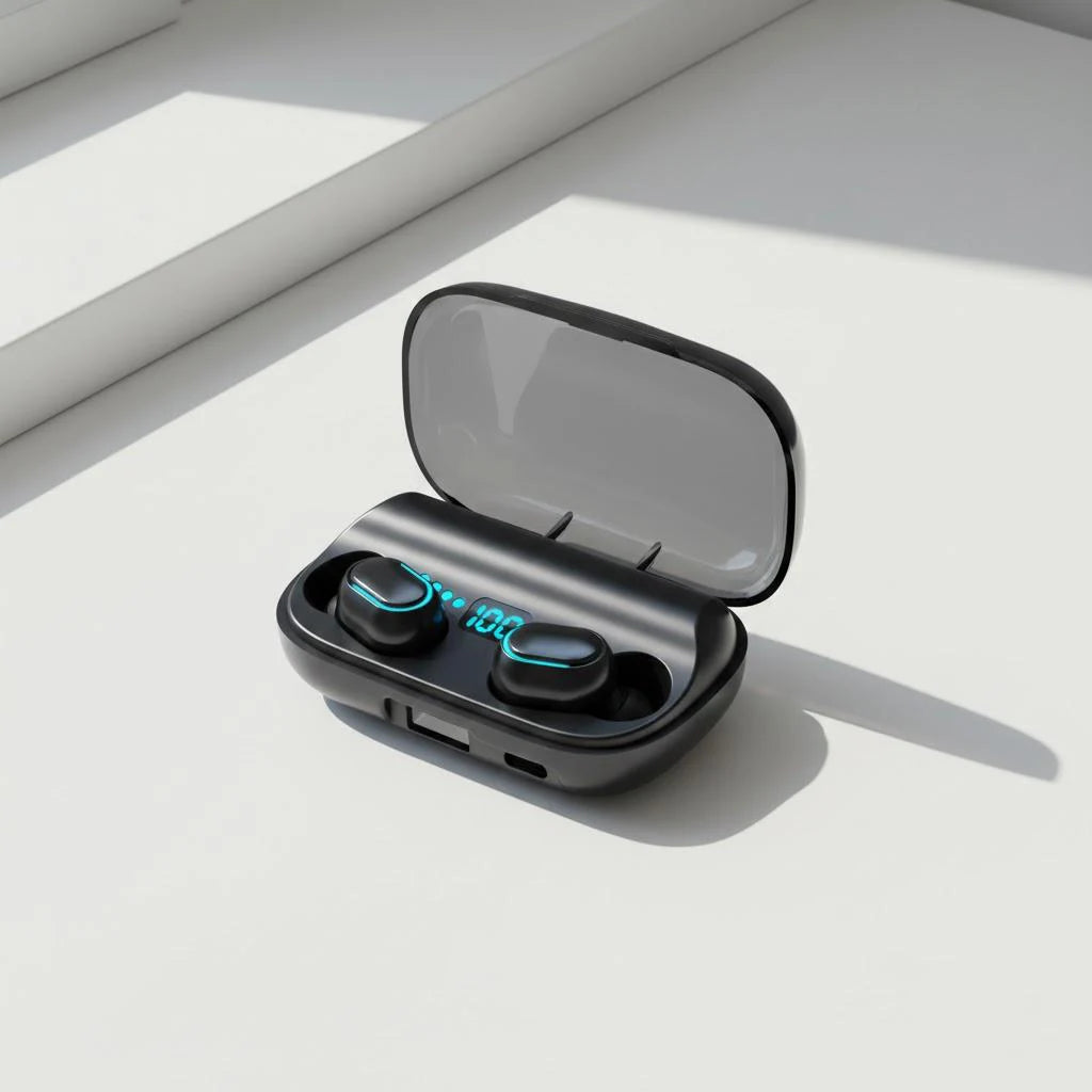 Bluetooth 5.0 TWS Earphones Noise Cancelling Touch Control Digital Display Wireless Sport Earbuds Stereo Headphones