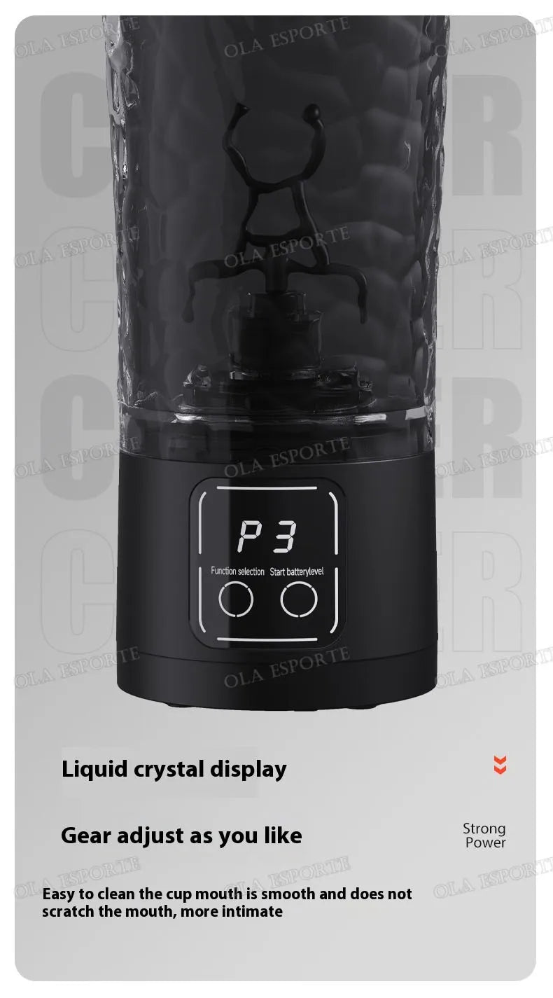 New In Auto Mixing Cup 3 speed Power Electric Shaker Bottle For milkshake Coffee Protein Shakes Fitness Blender Kitchen Outdoor