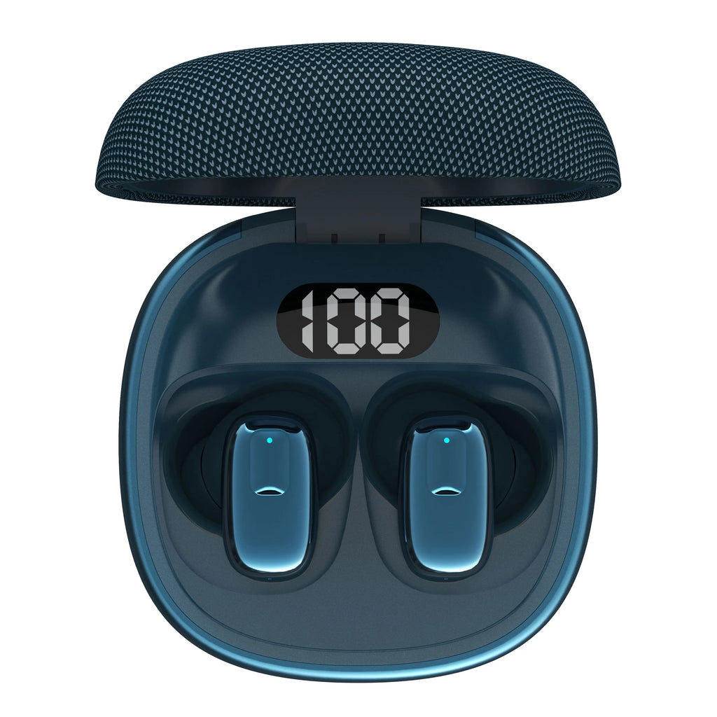 True Wireless Bluetooth Earphones with LED Power Digital Display Charging Case, HIFI Stereo Sound TWS Earbuds For iPhone Xiaomi