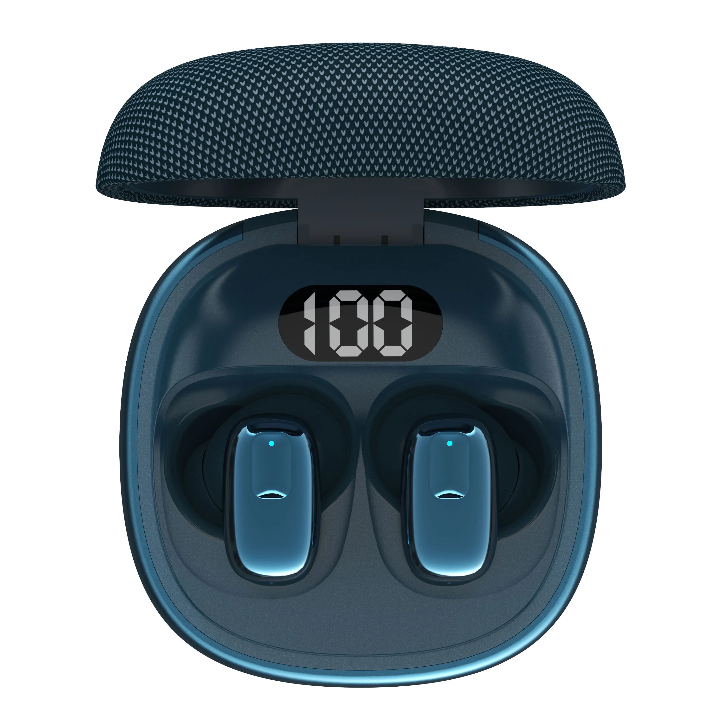 True Wireless Bluetooth Earphones with LED Power Digital Display Charging Case, HIFI Stereo Sound TWS Earbuds For iPhone Xiaomi