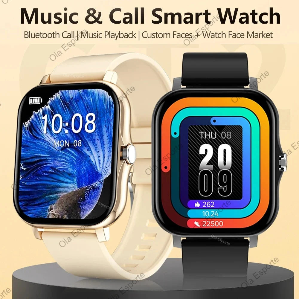 1.83'' Sports Smart Watch Fitness Clock Health Monitor Waterproof Smartwatch Wireless Call Watches For Men Women Android Ios New