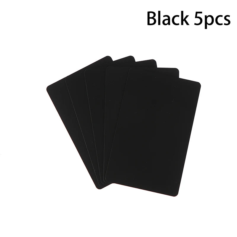 5/10Pcs NFC215 Black White Cards Rewritable NFC NT-AG215 PVC Cards Blank Easy Convenient Programmable NFC Business Card