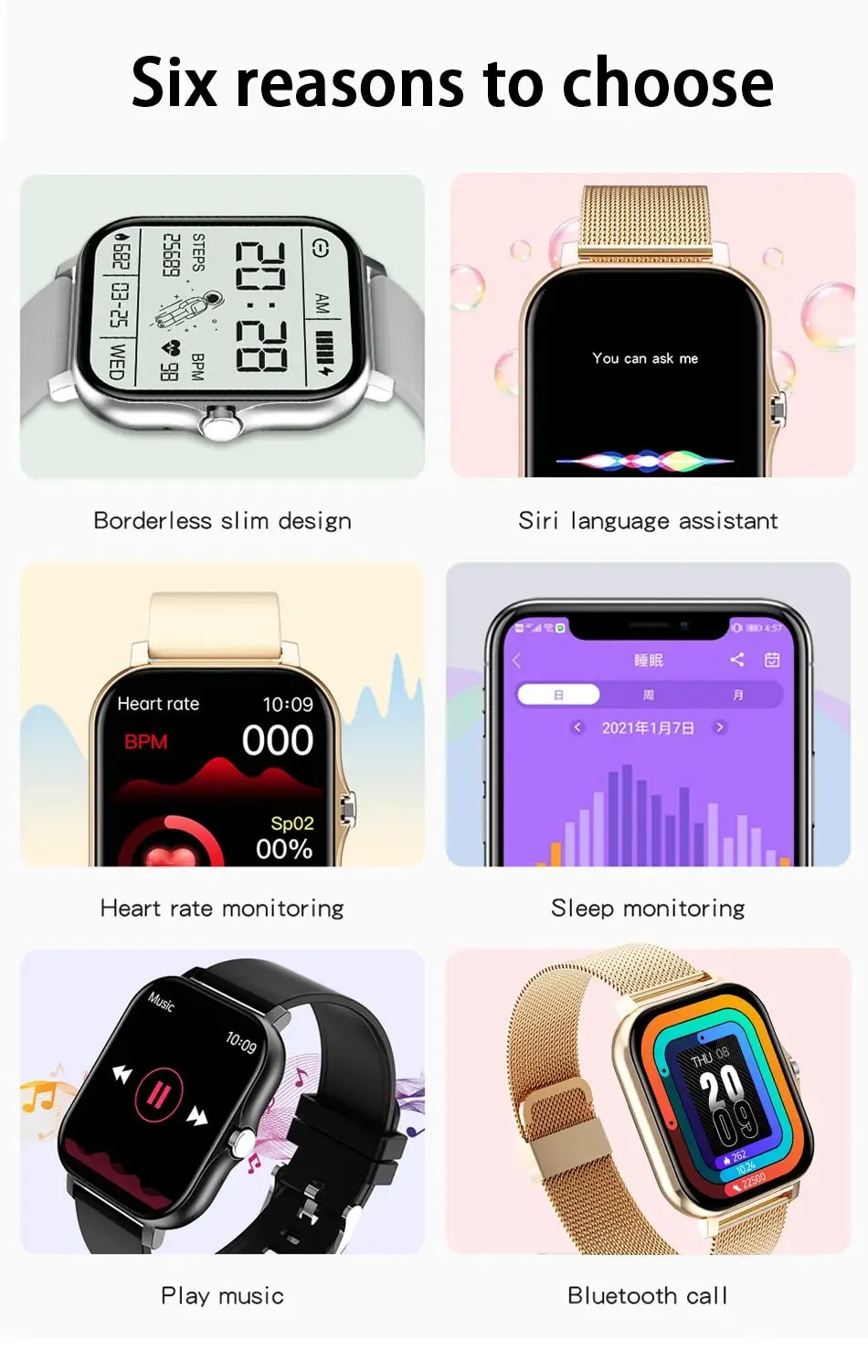 2024 New Bluetooth Answer Call Smart Watch Men Touch Call Fitness Tracker Waterproof Sport Smartwatch Women For Android IOS Gift