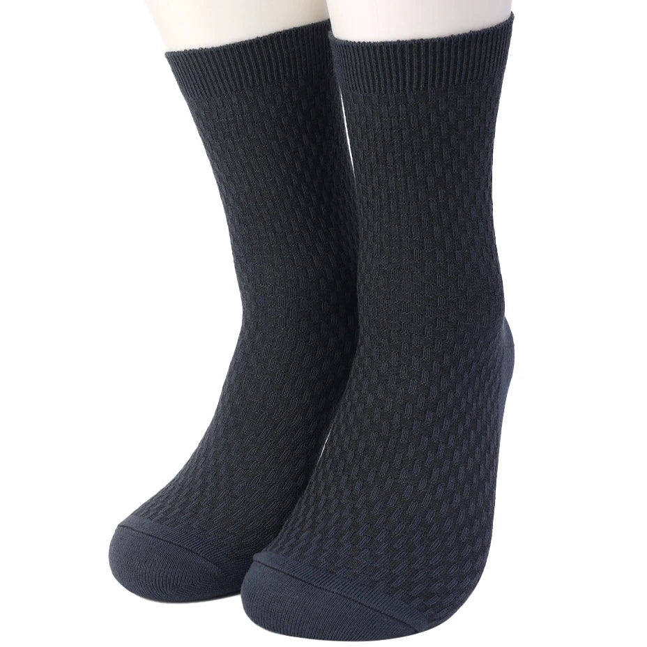 Bamboo Fibre Breathable Sock High Elasticity Non-slip Antibacterial Socks Men Women Light Elastic Comfortable Odor Proof Hosiery