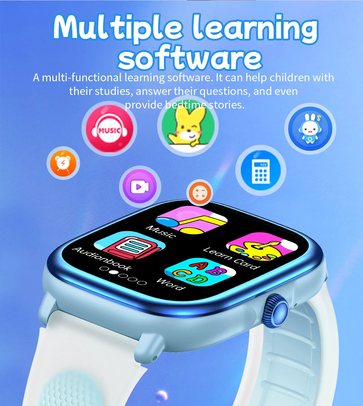 New Smartwatch BT Call Health&Sleep Monitoring 1.83''HD Screen Kids Smart Watch Waterproof Fashoin Sports Bracelet For Women Men