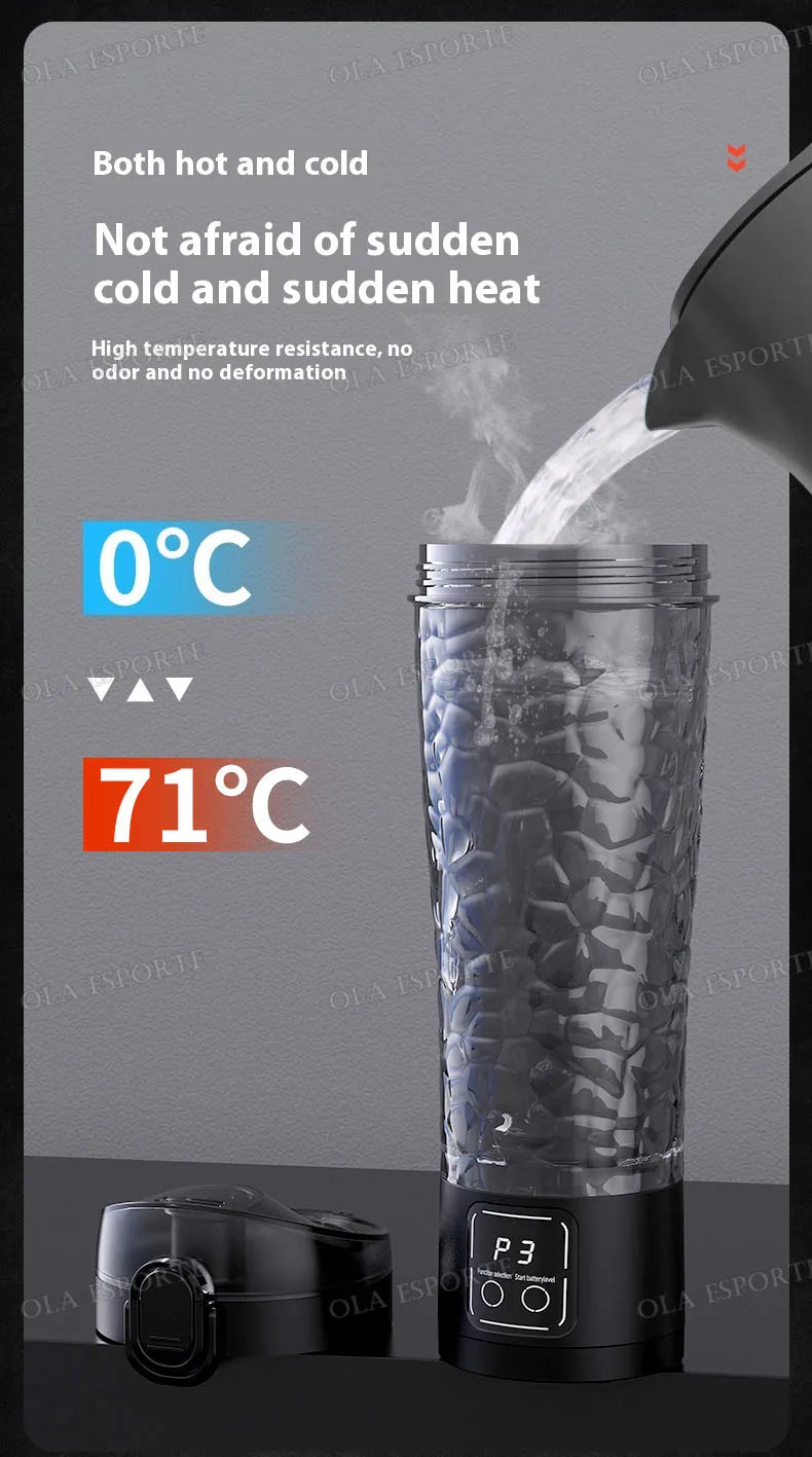 New In Auto Mixing Cup 3 speed Power Electric Shaker Bottle For milkshake Coffee Protein Shakes Fitness Blender Kitchen Outdoor