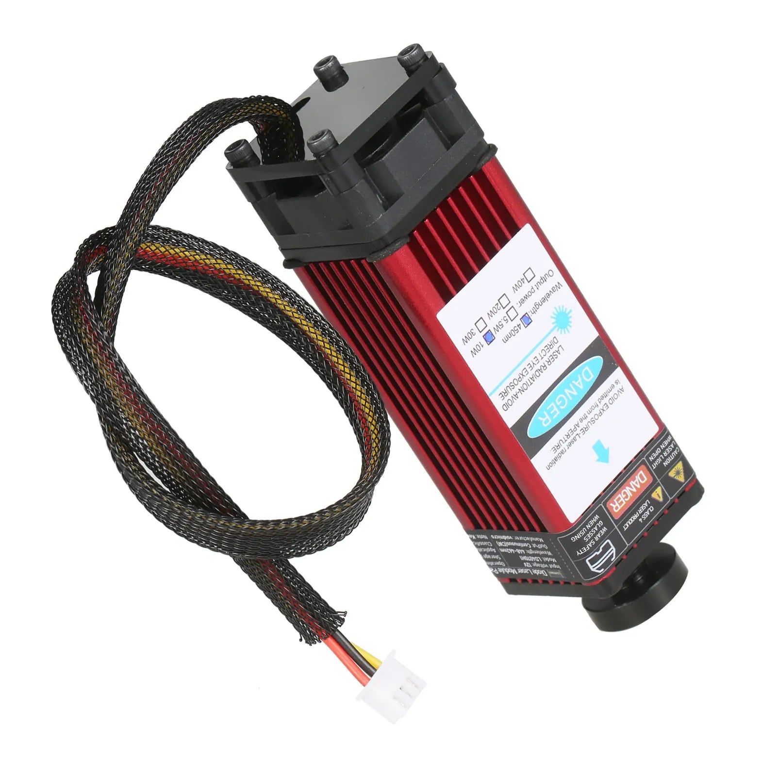 Laser Module 450nm Engraving Laser Head Adjustable Length High Precision Engraving for Laser Engraving Machine CNC Router