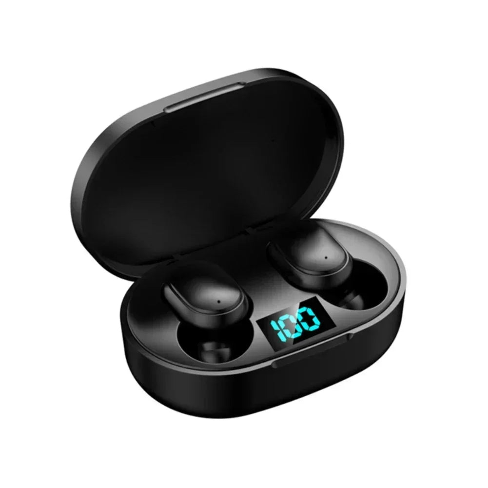 2026 New E6S Wireless Earbuds Noise Canceling Waterproof Ear Buds in-Ear Stereo Headphones with LED Display Charging Case