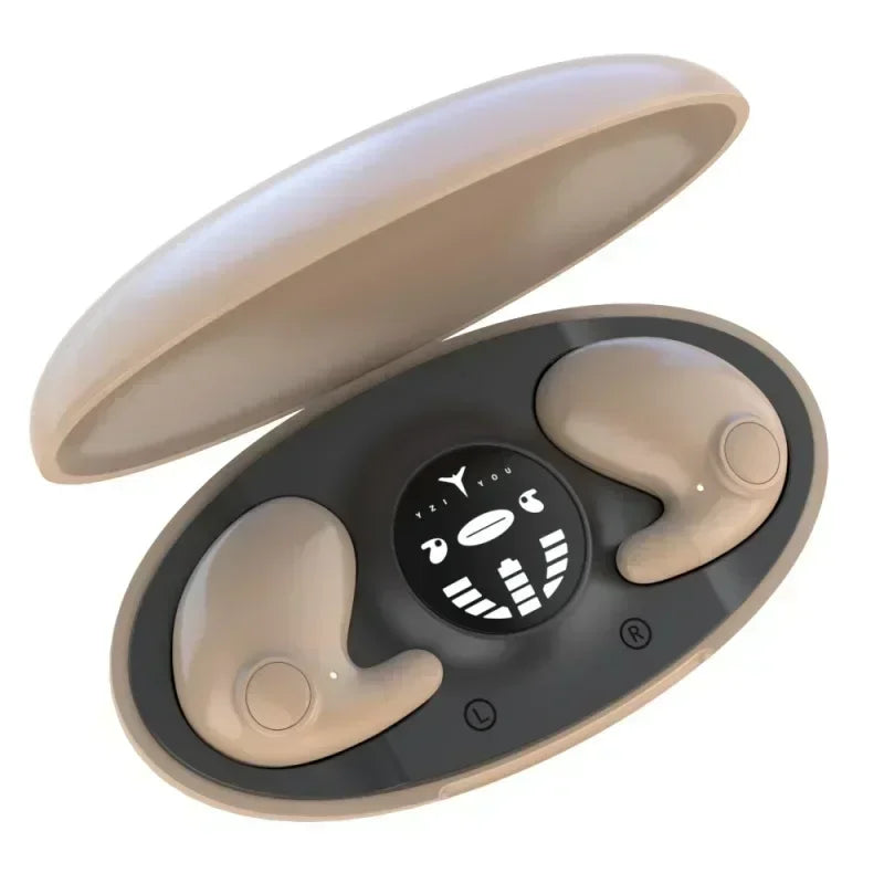 HiFi Stereo Sports Wireless Headsets Mini Bluetooth 5.3 Earphones ENC Noise Cancelling Earbuds Invisible Sleep Headphones