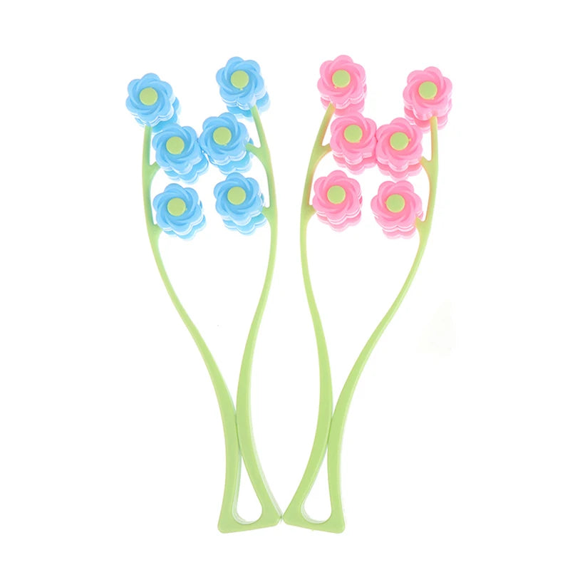 Facial Massager Roller Portable Flower Shape Anti Wrinkle Face-Lift Slimming Face Relaxation Massage Roller Beauty Tools Hot