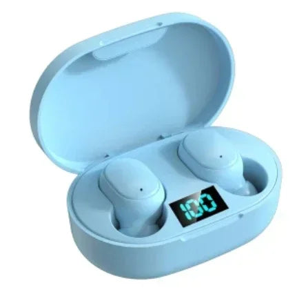 E6S Wireless Earbuds Noise Canceling Waterproof Ear Buds in-Ear Stereo Headphones with LED Display Charging Case
