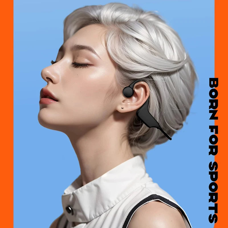 Bone Conduction Headphones IPX8 Waterproof MP3 32GB Bluetooth 5.4 Sports Headphones with Mic for Swimming Running 2026 New