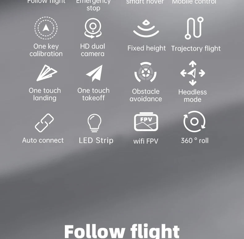 X6Pro Mini Drone 4K Professional HD Camera with Large Screen 2.4G WIFI FPV Dron Brushless Optical Flow Hover Folding Quadcopter
