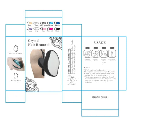 Crystal Hair Eraser Physical Painless Easy Cleaning Reusable Hair Remover Body Beauty Depilation Makeup brushes Epilators
