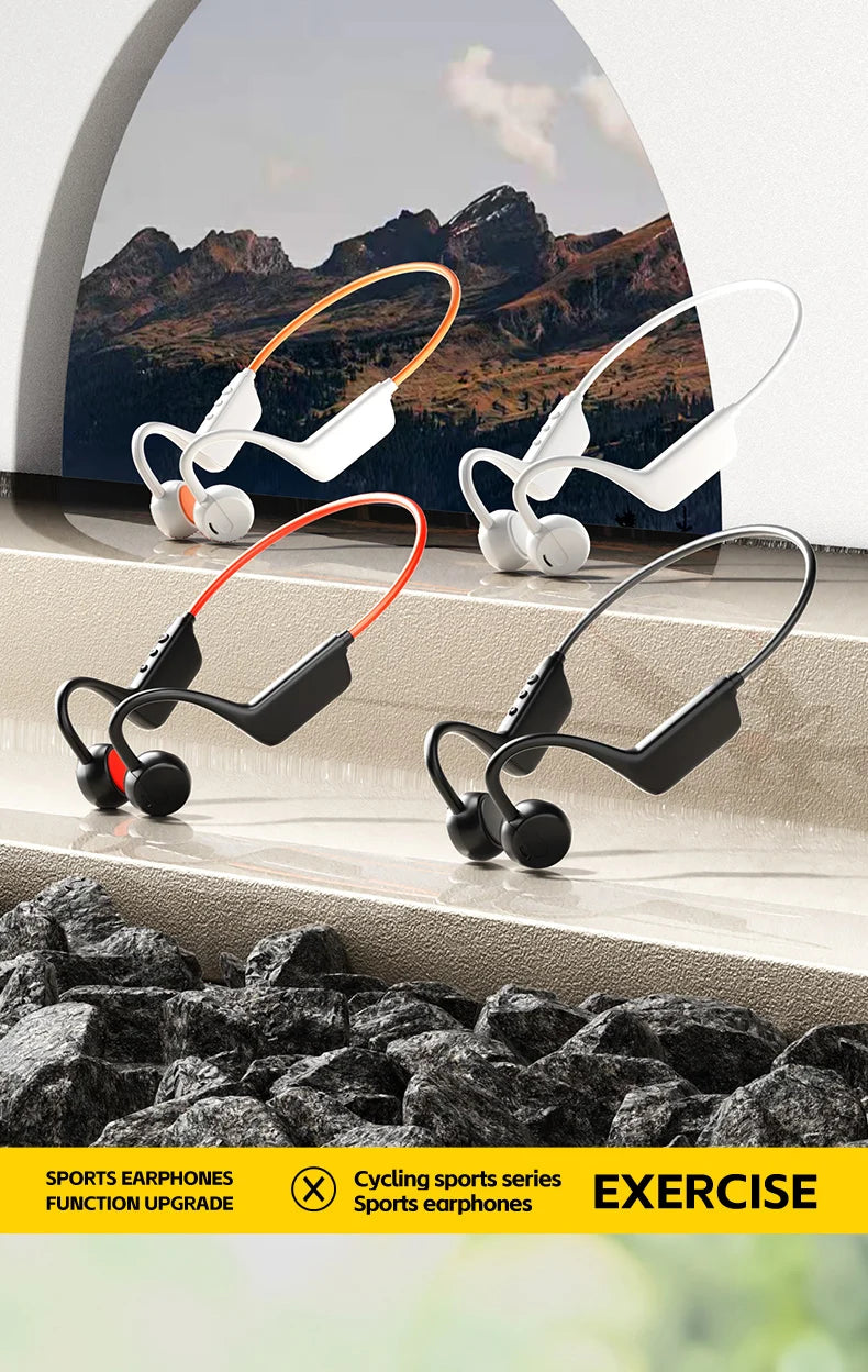 Bone Conduction Earphones Wireless Swimming Sports Earphones for Fitness Sports