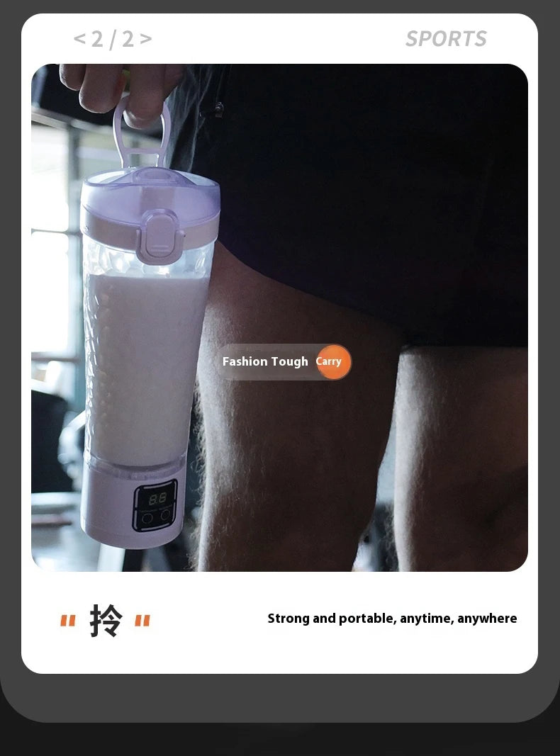 Automatic Mixing Cup 3 Speed Power Electric Shaker Cup For Milkshake Coffee Protein Powder Fitness  Shaker Cup Kitchen Outdoor