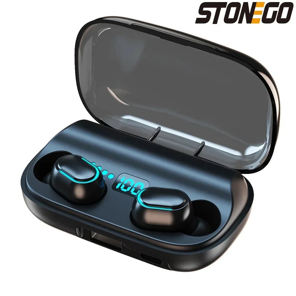 Bluetooth 5.0 TWS Earphones Noise Cancelling Touch Control Digital Display Wireless Sport Earbuds Stereo Headphones