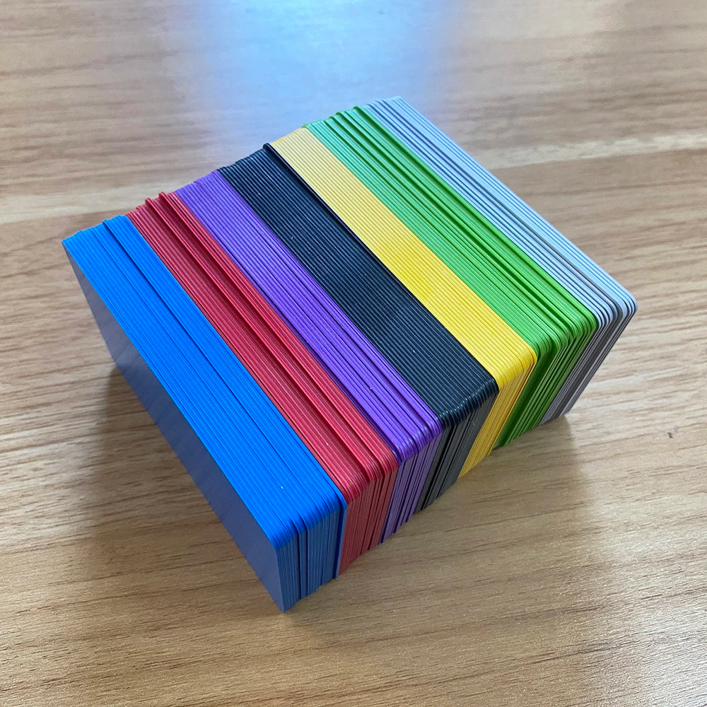 5PCS 13.56Mhz NFC215 504Bytes Blank Colorful PVC NFC Tap Card Smart Digital Social Media NFC Business Cards
