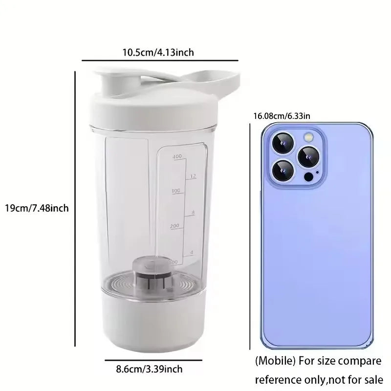 Self -stirring Protein Shaker Cup and Automatic Dietary Mixing Usb Shaker Portable Mixing Cup Fitness Shaker Cup for Men Women
