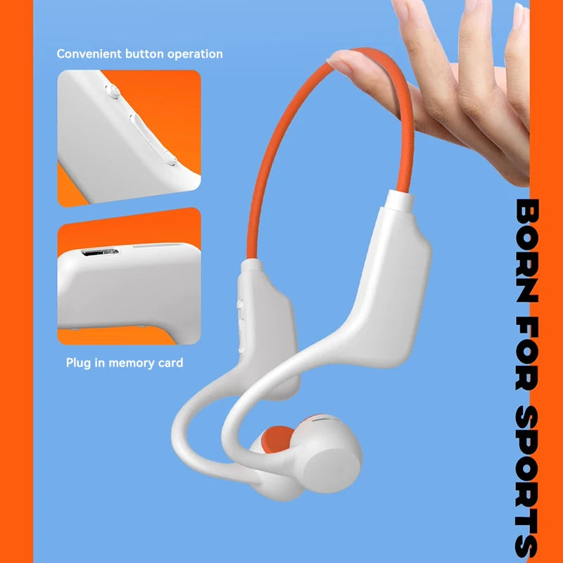 Bone Conduction Headphones IPX8 Waterproof MP3 32GB Bluetooth 5.4 Sports Headphones with Mic for Swimming Running 2026 New