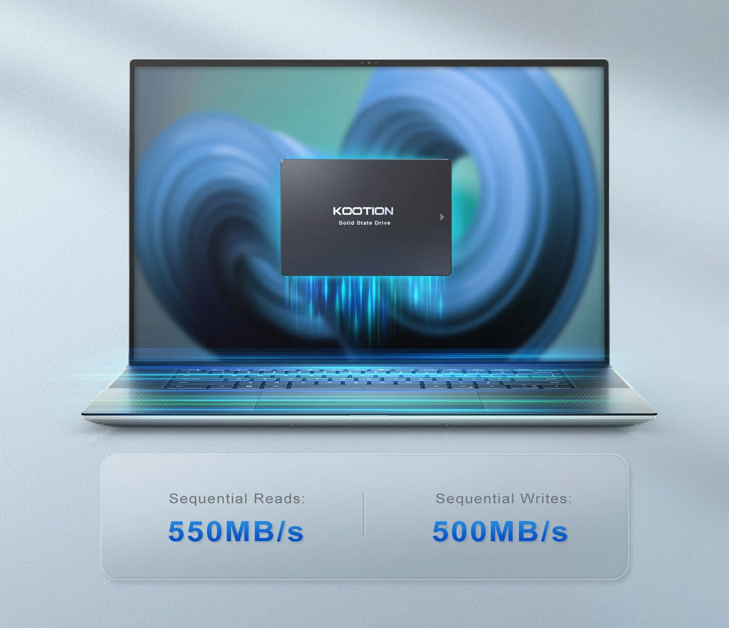KOOTION Sata SSD 2TB 1TB 512GB 256GB 128GB SATA3 Internal Solid State Drive 2.5 Inch HDD Hard Disk for Laptop Desktop PC Server
