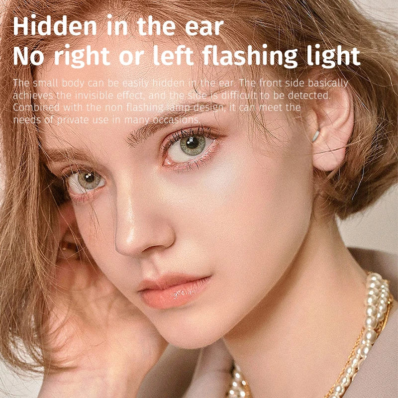 Mini Invisible Bluetooth Earphones TWS Wireless Headphones HiFi Stereo Headsets with Mic Mini Sleep Earbuds for All Smart Phone