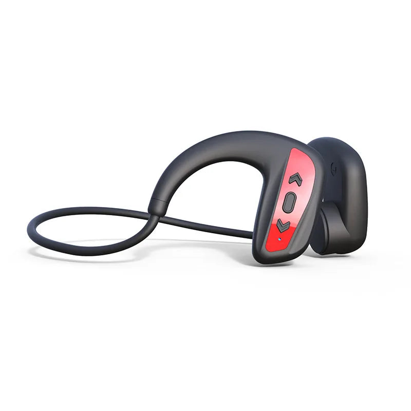 Waterproof Bluetooth IPX8 Bone Conduction Headphones Wireless Sports Earphones with 32GB Storage for Running, Diving, Swimming