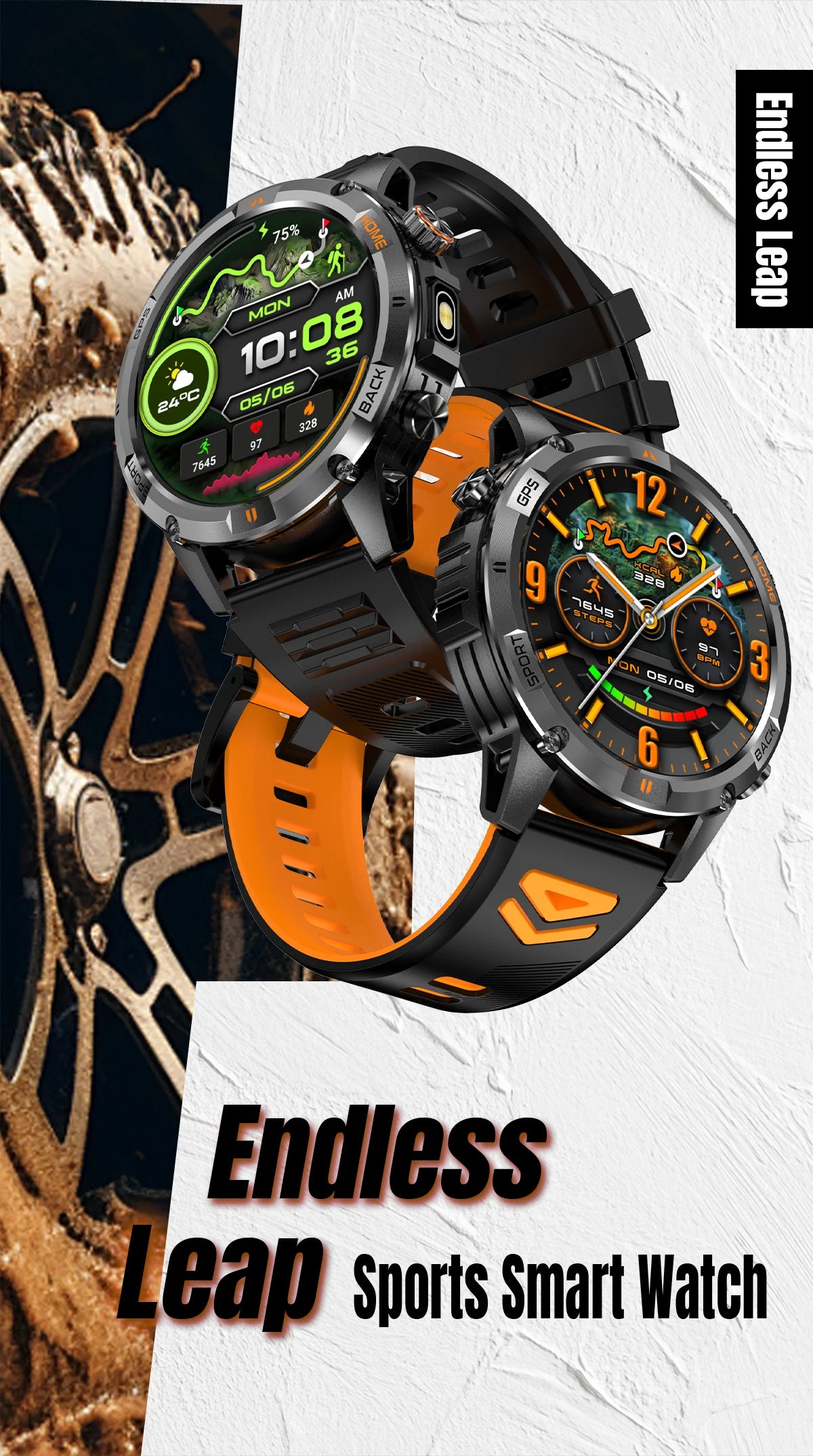 2026 GPS Military Smart Watches Men 10ATM Waterproof Call LED Flashlight 1.46" Rugged Tactical Watch Compass Fitness Smartwatch