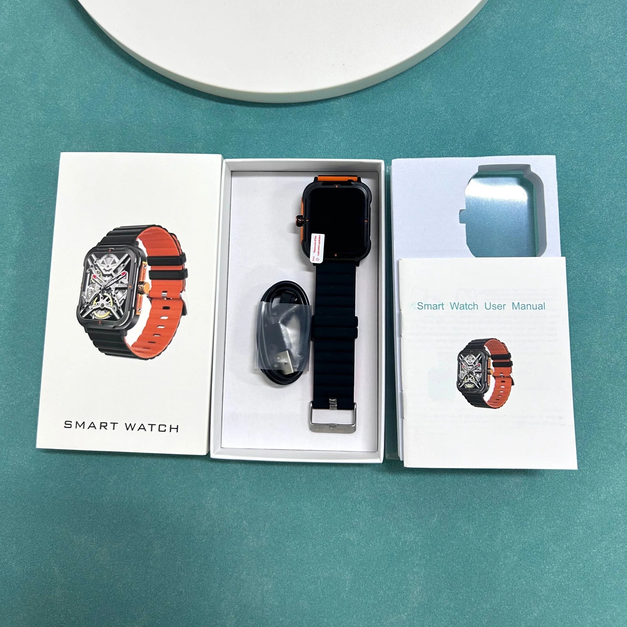 D09 Smartwatch 1.83inches IPS HD 240x285 Full Touch Screen 128MB RAM Bluetooth 5.0 IP67 Waterproof Fitness Android Watch